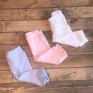 Baby girl leggings (set of 3)